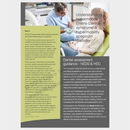 Dental assessment guidance leaflet - hEDS & HSD - Image 2