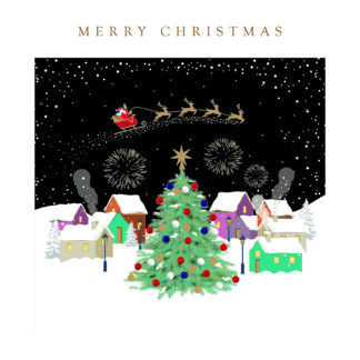 Christmas scene: Pack of 10 Christmas cards