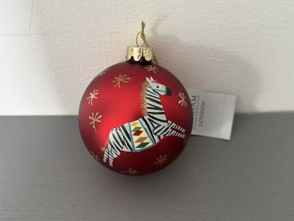 Christmas zebra baubles - Image 3