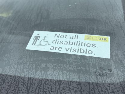 Car window stickers - Not all disabilities are visible - Image 3