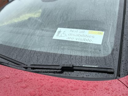 Car window stickers - Not all disabilities are visible - Image 2