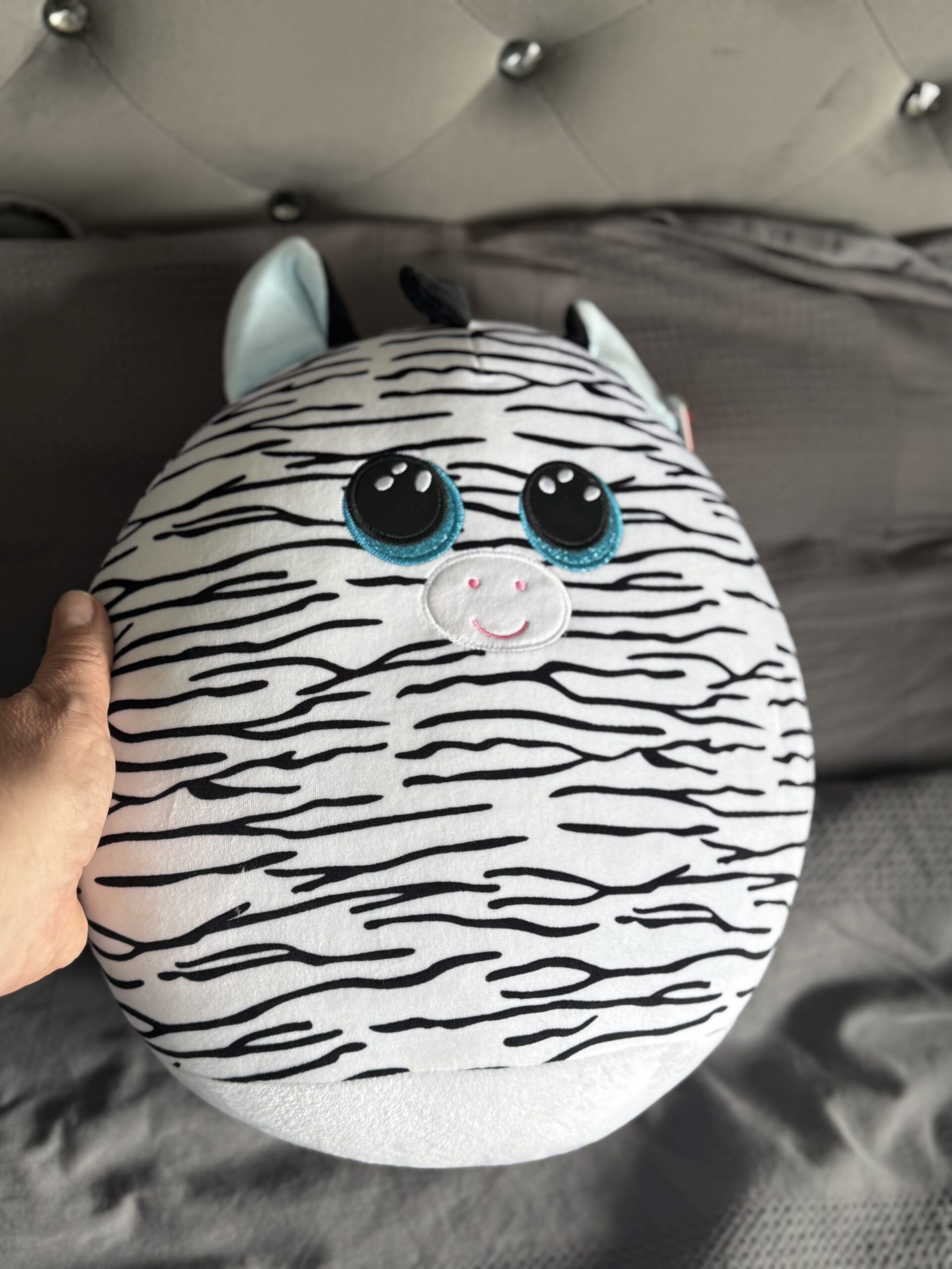 Zebra large TY squishie - cuddly and soft! - Image 5