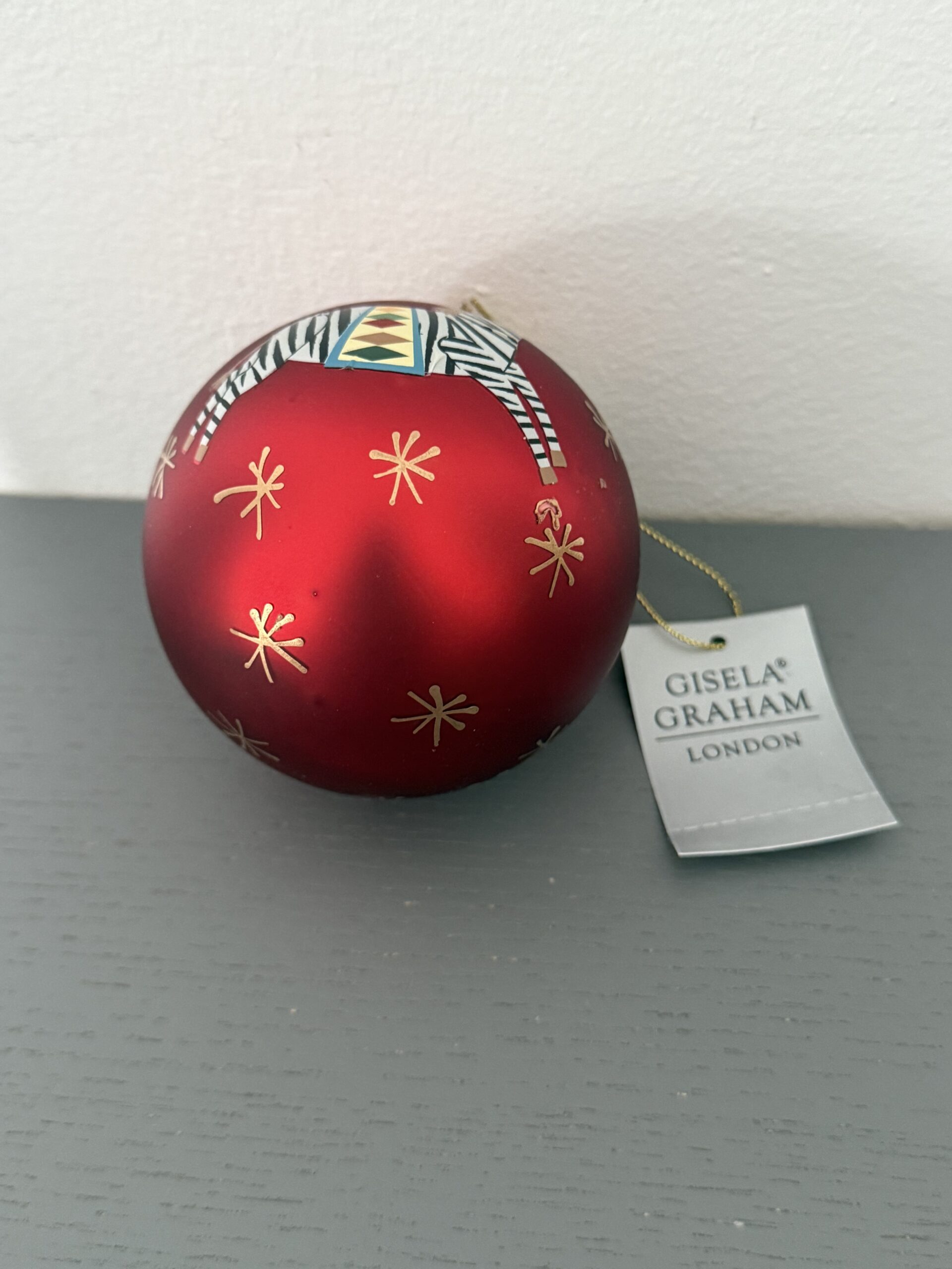 Christmas zebra baubles - Image 2