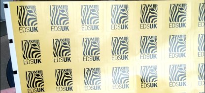 Lapel stickers - FREE A4 sheet with 35 stickers